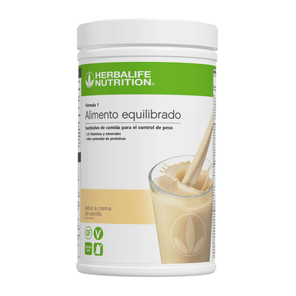 Fórmula 1 Alimento equilibrado Crema de vainilla 780 g