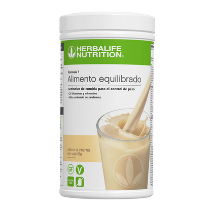 Fórmula 1 Alimento equilibrado Crema de vainilla 550 g