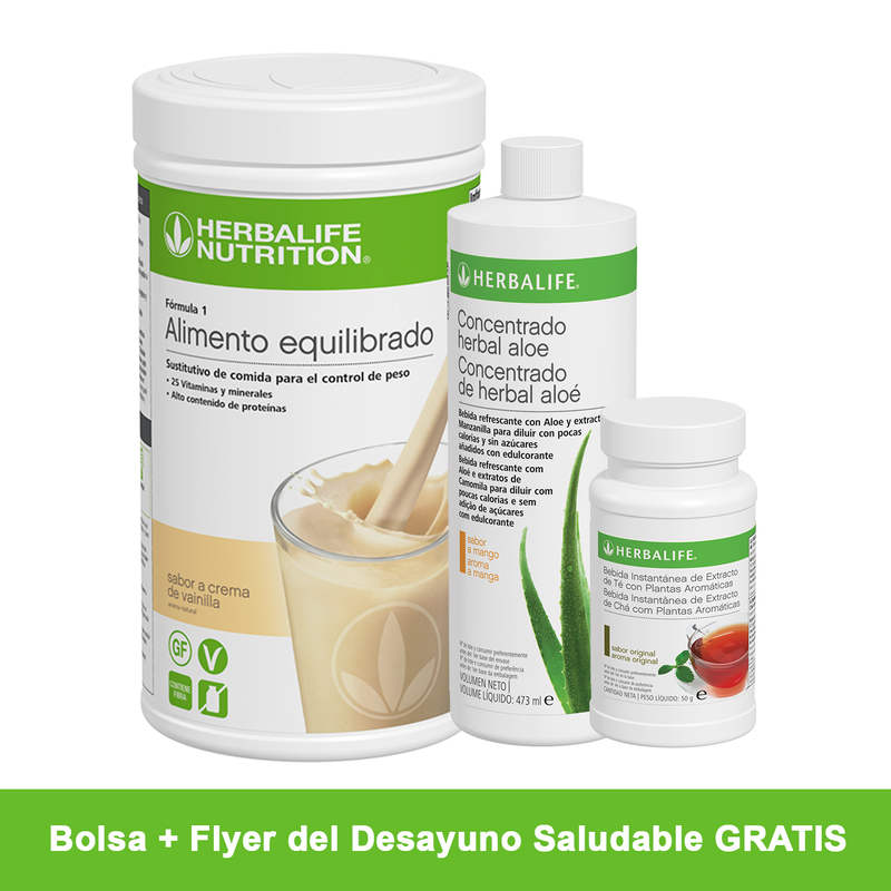 Herbalife Nutrition Café da Manhã Saudável - Creme de Baunilha 550 g