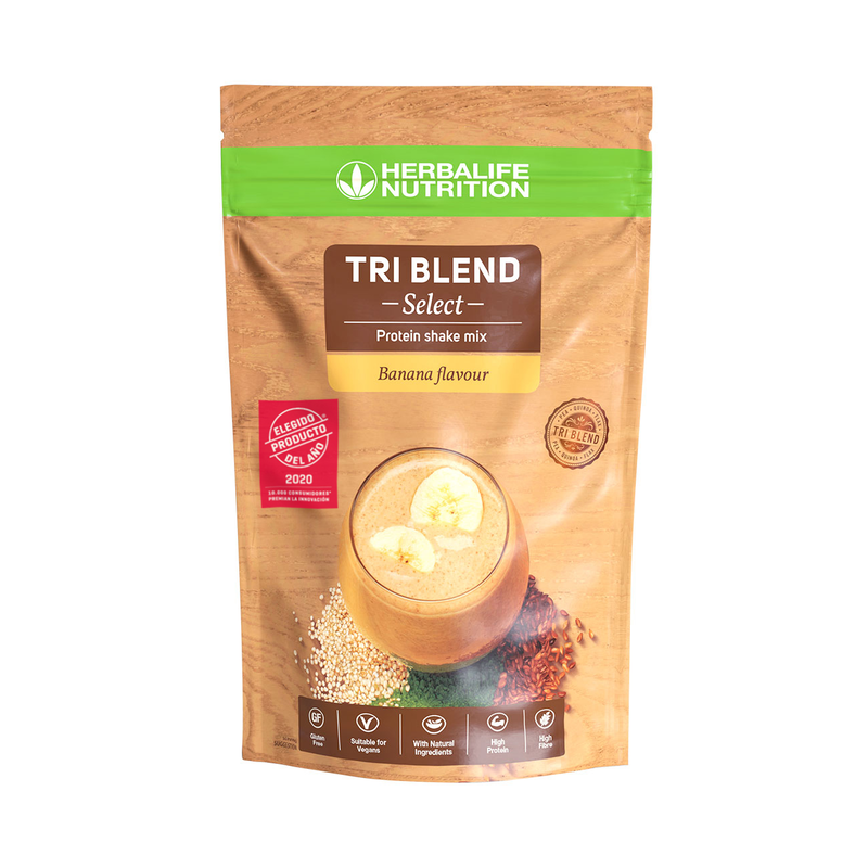 Tri Blend Select - Mezcla para Batido de Proteínas Plátano 600 g