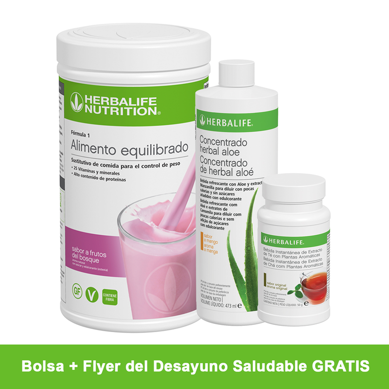 Café da Manhã Saudável Herbalife Nutrition - Frutas da Floresta 550 g