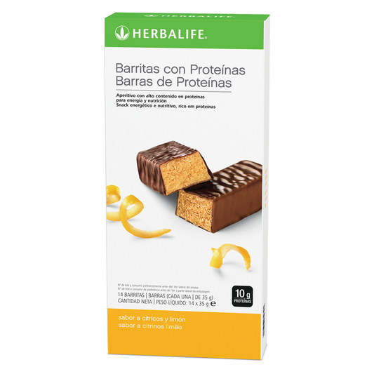 Barritas con proteínas Limón Caja 14 barritas