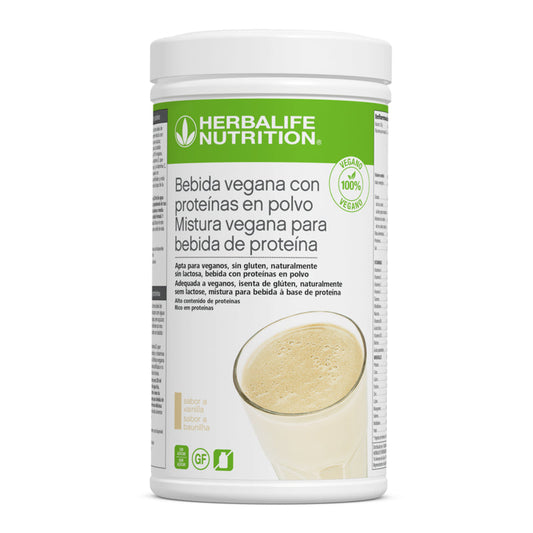 Bebida vegana con proteínas en polvo - 20 raciones Vainilla 560 g