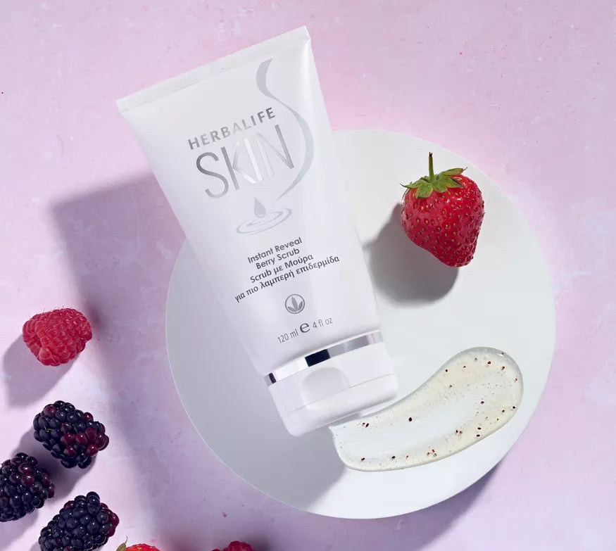 Gel exfoliante instantáneo con frutos rojos Herbalife SKIN 120 ml